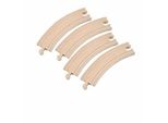 Curve Di Legno - Lunghe. 4 Pezzi
