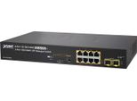 Planet GS-4210-8P2S - Switch - L4 - Gestito - 8 X 10/100/1000 (Poe+) + 2 X Sfp - Montabile Su Rack - Poe+ (120 W) (GS-