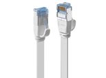 Lindy Patchkabel Cat6A U/Ftp Flachband Weiß 0.30M
