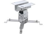 Techly ICA-PM-2S Supporto A Soffitto Techly Per Proiettore, Estensibile, 130 Mm, Argento