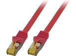 Efb MK7001.25R Efb RJ45 Patchkabel S/Ftp,Cat.6A,Lszh,Cat.7 Rohk.,25M,Rot