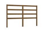 Vidaxl Testiera Marrone Miele 156X4X100 Cm In Legno Di Pino Massiccio
