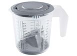 Keeeper 3004568015500 Set Di Caraffe Graduate Keeeper "Matteo"", Pp, Grigio Nordico/Trasparente"