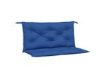Vidaxl Cuscini Per Panca Da Giardino 2 Pz. Tessuto Oxford Blu Reale 100X50X7 Cm
