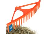 Kotarbau® Rastrello Per Foglie In Plastica Senza Manico 18 Denti L: 64 Cm Rastrello Arancione Rastrello Per Fieno Rastrello Per Prato Rastrello Largo Rastrello Per Giardino Rastrello Per Erba Rastrello Per Foglie In Plastica - Rastrello Per Foglie