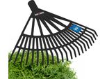 Kotarbau® Rastrello Per Foglie In Plastica Senza Manico Nero 370 X 440 Mm Rastrello A Ventaglio Rastrello Per Foglie In Plastica Rastrello Per Foglie Grande Rastrello Per Giardino Rastrello Per Prato Rastrello Largo Rastrello Per Giardino Rastrello In Plastica
