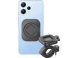 Accezz Easylock Porta Cellulare Bici - Universale - Alluminio - Ruotabile Di 360 Gradi - Nero