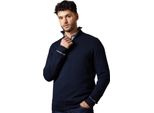 Burton - Pullover Corto Con Zip Da Uomo BW1770 (M) (Blu Navy)