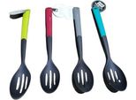 Cucchiaio Forato Koopman International, Plastica, 31 Cm, Grigio