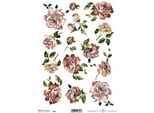 Itd Carta Di Riso Per Decoupage, Rose R0120