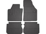 2003-2020 Vw Caddy Tappetini In Gomma Nera 4 Pz