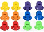 Inf Apribottiglie Facile In Pp Colorato, Set Da 12 Pezzi Per Lattine E Bottiglie