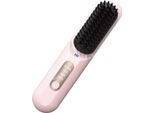 Inf Spazzola Lisciante Portatile Senza Fili: Styling Senza Fili Per Casa E Viaggi Rosa