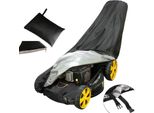 Inf Copertura Impermeabile Per Tosaerba - Tessuto Oxford 210D, Nera, Varie Misure M