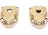 2PCS Coperture Del Portale Per MK07 1/7 Rc Car Ottone Esterno Sterzo Copertura Nocche Accessori