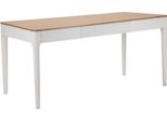 Dmora Tavolo Fisso Dindga 60X180X80H Cm Bianco, 8 Posti Forma Rettangolare