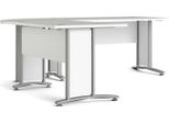 Dmora Scrivania Tanya 200X230X74.5H Cm Grigio, Angolare Materiale Piano In Legno Nobilitato