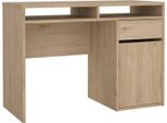 Dmora Scrivania Abbadu 48.2X110.2X77.4H Cm Marrone Rovere, Un'anta Un Cassetto