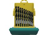 Heller Tools 24646 0 Wood Twist Drill Bit Set 10-Piece 3 Mm, 4 Mm, 5 Mm, 6 Mm, 7 Mm, 8 Mm, 9 Mm, 10 Mm, 11 Mm, 12 Mm Cylinder Shank 1 Set
