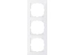 Merten MEG4030-3619 Cornice M-Pure, A 3 Ingressi, Bianco Polare, M-Pure