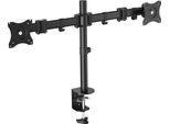 Equip Life - Kit Di Montaggio (Montaggio Su Tavolo, 2 Bracci Articolati, Montaggio Per Movimenti Illimitati, 2 Adattatori Vesa) Per 2 Display Lcd - Dimensioni Dello Schermo: 33-68,6 Cm (13"-27"")"