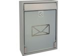 Cassetta Postale - Milano - Argento - 36 X 26 X 8 Cm