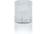 Sandra Rich Shine Stripes Portacandele Rotondo D.5Cm