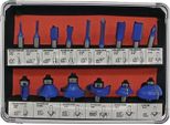 Fisch Cassetta Di Punte Per Frese In Metallo Duro 973CT15A 15 Pezzi Con Gambo Ø 8 Mm - 973CT15A