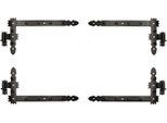 Kotarbau® Cerniera Ad Angolo 800 X 300 Mm Con Morsetto 2 Coppie Cerniera Per Persiana Cerniera Ad Angolo Cerniera Per Porta Cerniera Per Porta Cerniera Per Finestra Verniciata A Polvere Nera Ferramenta Per Edilizia
