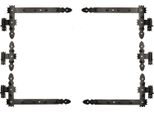 Cerniera Angolare Kotarbau® 600 X 300 Mm 6 Pz. Staffa Cerniera Centrale Cerniera A Croce Cerniera Per Persiana Cerniera Angolare Cerniera Per Porta Cerniera Per Cancello Cerniera Per Finestra Verniciata A Polvere