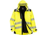 Portwest PW365 PW3 Giacca 3-In-1 Ad Alta Visibilità Giallo/Nero Taglia Xxl