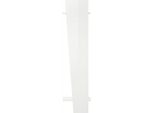 Dmora Mobile Da Ingresso Allinko 30X50X200H Cm Bianco Bianco Lucido, Appendiabiti 3 Vani Italy