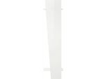 Dmora Mobile Da Ingresso Allinko 30X50X200H Cm Bianco Bianco Lucido, Appendiabiti 3 Vani Italy