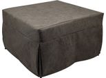 Talamo Italia Pouf Arno 78X78X45H Cm Marrone, Sfoderabile Marrone Italy