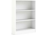 Dmora Libreria Aski 26.72X79X107.2H Cm Bianco, 2 Ripiani Portata Ripiani 13