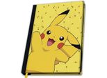 Abystyle ABYNOT082 Quaderno Per Scrivere A5 180 Fogli Nero, Rosso, Giallo