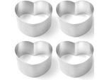 Cuore Di Torta - Set Di 4 Pz. - Hendi 512456