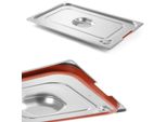Coperchio Per Contenitori Gn Con Guarnizione In Silicone E Foro Per Maniglie, Hendi, Gn 1/4, 265X162Mm