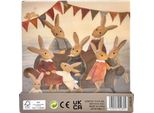 Gioco Di Impilamento Famiglia Coniglio Piramide - Apprendimento Ludico E Divertimento Di Impilamento