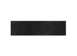 Vidaxl Tappeto Rettangolare Nero 80X300 Cm Bamboo