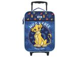 Vadobag Trolley Il Re Leone (Simba) Made To Roll Con Simpatico Motivo Simba Blu Taglia Unica