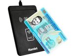 Hamlet Lettore Di Card Universale Usb 2.0 Nfc Contactless Nero Per Controllo Accessi