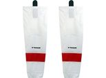 Tronx SK300 Calzettoni Da Hockey Senior, Detroit Red Wings, Bianco, Taglia: 30 Pollici
