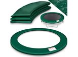 Kiduku® Copertura Bordo Trampolino Verde Ø366 Cm Copertura Molla Protezione Bordo Antistrappo