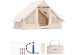 Vevor Tende Gonfiabili Da Campeggio 3X2X2M, 3-5 Persone, 300D Oxford 4 Stagioni 2 Porte E 2 Finestre A Rete, Inclusa Borsa Per Il Trasporto