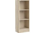 Dmora Libreria Alcesti 26.72X40.6X107.2H Cm Marrone, 2 Ripiani Portata Ripiani 11
