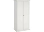 Dmora Guardaroba 2 Ante Albiolo 60.5X200.56H Cm Bianco, Appendiabiti 2 Ante