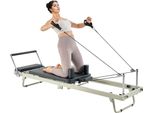 Vevor Riformatore Pilates Pieghevole Per La Palestra Di Casa, Doppia Resistenza - Molla E Corda, Peso Massimo 181,44 Kg
