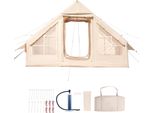Succebuy Tenda Da Campeggio Gonfiabile Per 3-5 Persone Con Pompa, Montaggio Rapido