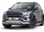 Protezione Paraurti Anteriore In Acciaio Inox Per Ford Kuga 2017-2025 Abe Protezione Argento